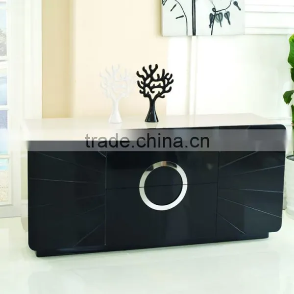 F368 Modern Living Room Sideboard Wood Cabinet Design Dining Room Sideboards photo-5