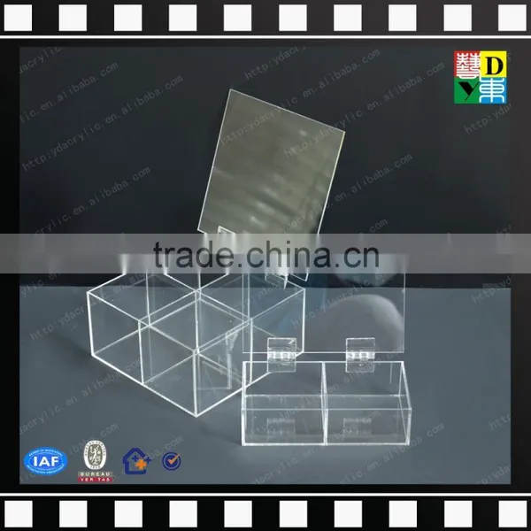 2016 Clear Acrylic Makeup Organizer 5 6 7 Drawer Storage Box With Deluxe Diamond Handle photo-3