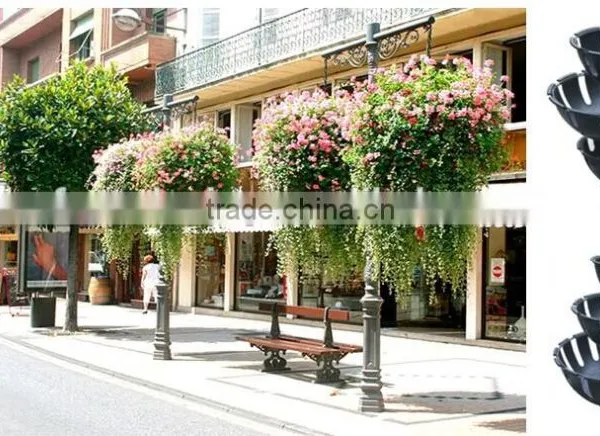 SOL 2015 New Design Plastic Hanging Baskets Pots Hanging Garden Hanging Planter photo-2
