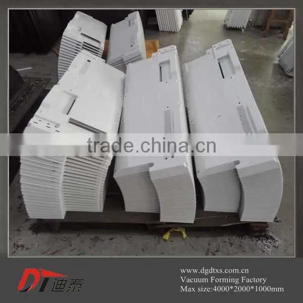 OEM Vacuum Forming Thick White ABS Plastic TV Back Shell photo-3