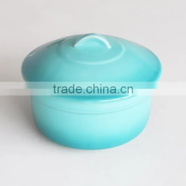 Ceramic Glaze Bakerware With Lid, Rectangle Oval Square Round Roaster photo-6