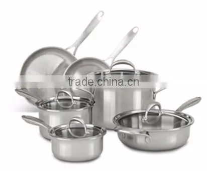 Cheapest Stainless Steel Stock Pot Sets With Glass Lid and Fashionable Design photo-2