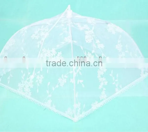 HIGH QUALITY Folded Food Cover Food Umbrella With Flower photo-2
