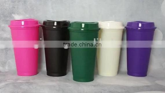 Matte Effect Printing Plastic Cup photo-3