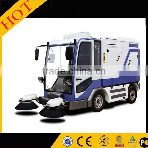 2016 high quality vacuum and sweeping sweeper and road sweeper machine