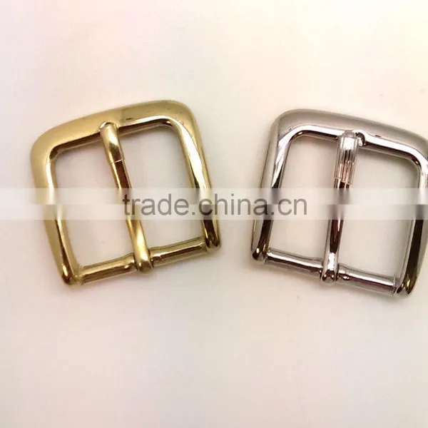 1-1/4" End Bar Buckle, Solid Brass End Bar Buckle With One Prong, Nickel Plate Belt Buckle photo-6