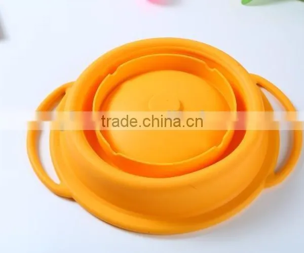 Collapsible Silicone Bowls Hot Selling Microwave Safe Silicone Bowls for Kids photo-5