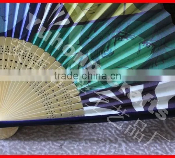 Best Selling Bamboo Paper Fan With Two Sides Printing photo-3