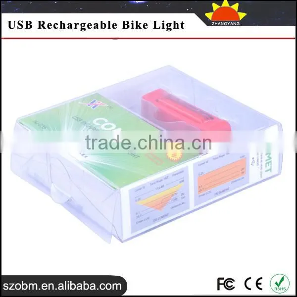 Trade Assurance Supplier HJ-035 COB LED Bicycle Front & Rear & Wheel Light 150 Lm 6 Mode USB Rechargeable Bike Light photo-5