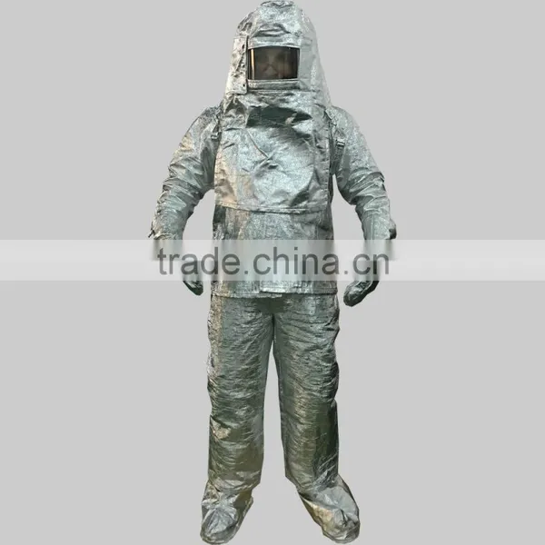 High Quality Can Proof 1000 Degree Heat Aluminum Protective Suit photo-3