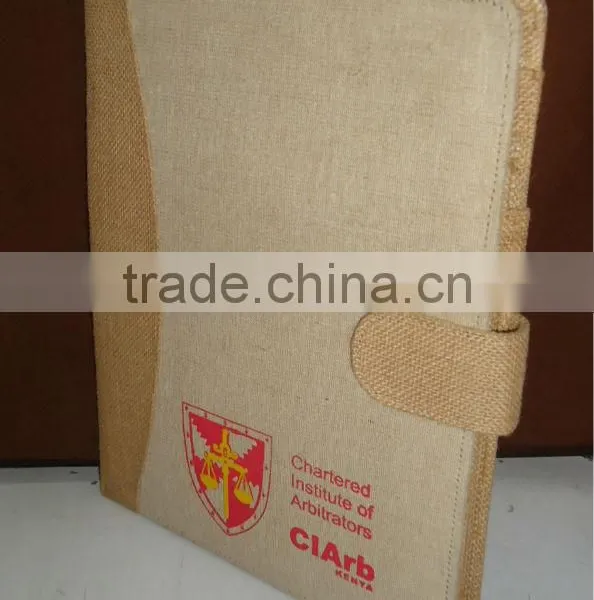 Conference Folder - Made From Eco Fabric Juco & Jute - Hiquality Organizer photo-2