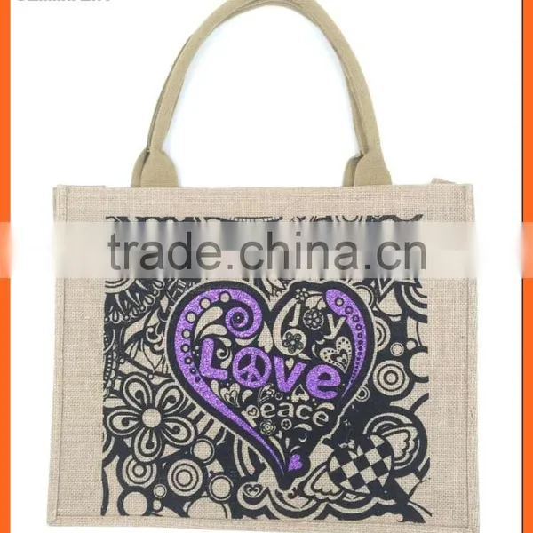 Jute Fabric Shopping Bag Tote Sack Jute Bag Manufactory photo-2