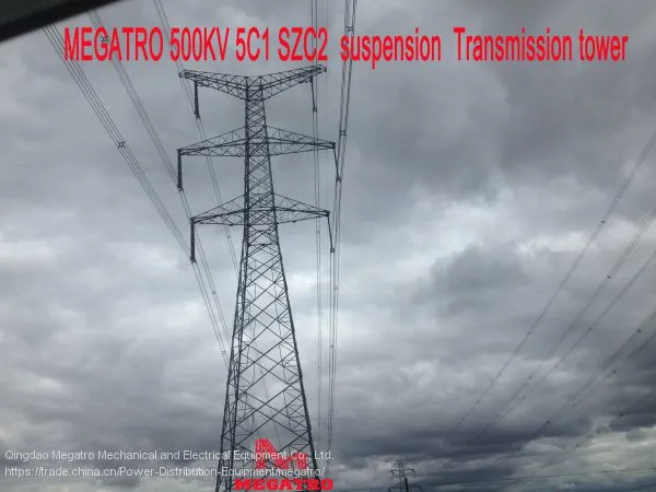 MEGATRO 500KV 5C1 SZC2 Suspension Transmission Tower photo-3