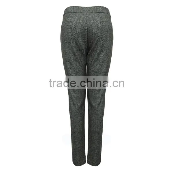 Fashion Ladies Formal Slim Fit Pants Long Black Trousers 2016 High Quality Tight Women Pants photo-3