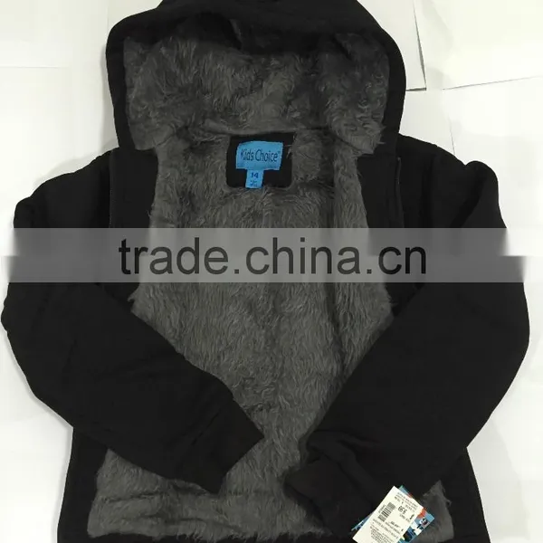 Wholesale Children Grey Color Warm Coat Kids Winter Clothing Sale photo-2