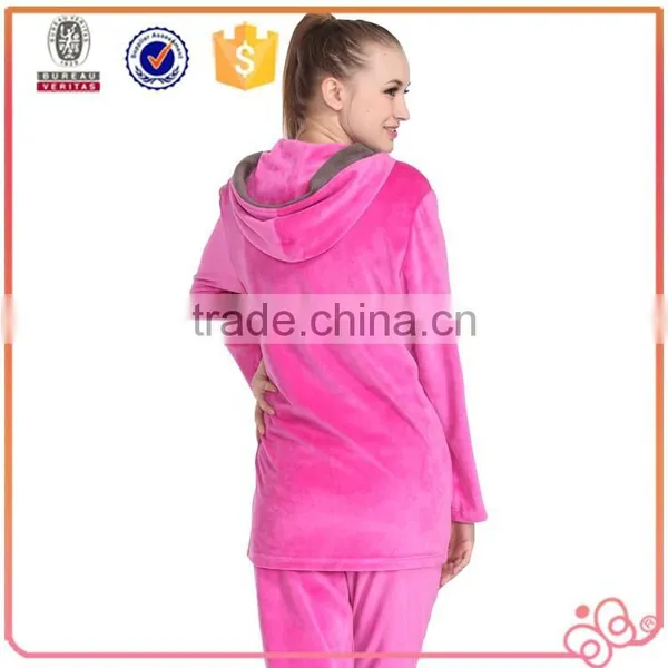 2016 Latest Design Plus Size Fashion Velvet Women Pajamas photo-3