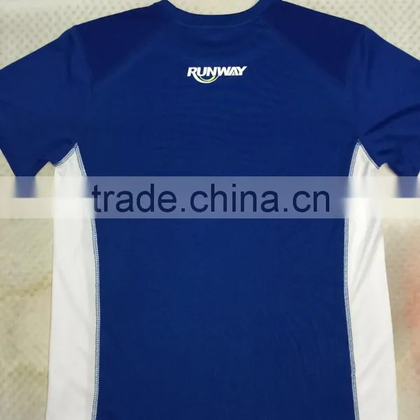 Custom Your Style Sport T-shirt ,3-needle 5-thread Interlock Stitch Good Quality T-shirt photo-2