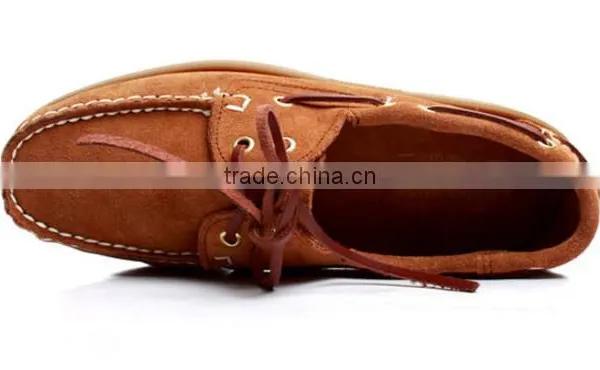 Comfort Classic Casual Driving Shoe Brand Genuine Leather Shoes Stock photo-4