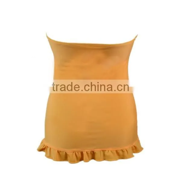 2018 Welcome Yellow Two Pieces Swimsuits With Removable Cup photo-5