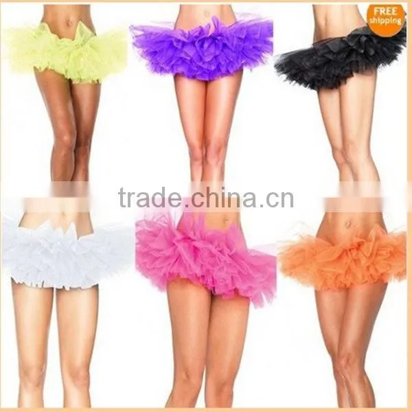 Wholesale Adult Orange Cheap Ballet Tutu Skirt photo-5