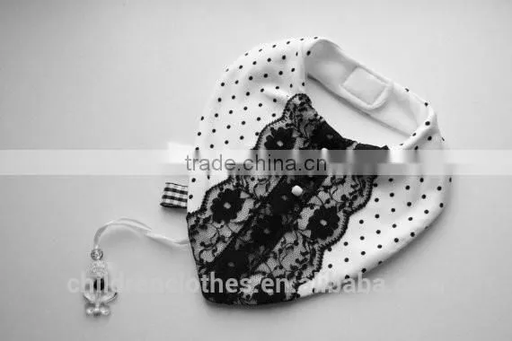 Yiwu Mingzhen Garment Factory Supply Kids Clothes Cheap Price Lace Baby Bib photo-5