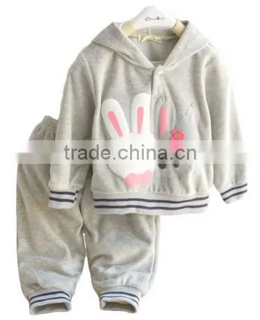 Latest Fashion Winter Child Garment Warm Kids Children Camping Play Clothes Set photo-2
