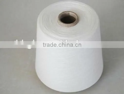 Big Factory Supplying Raw White Ring Spun Pva Yarn 40 Degree 40s