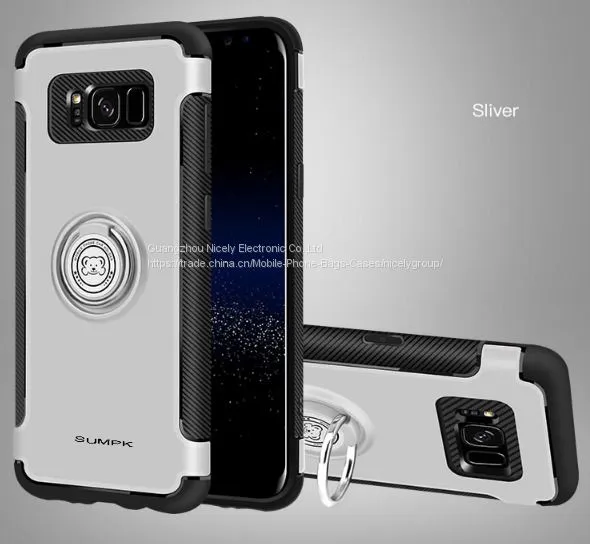 Phone Cases for Samsung s8 2 in 1 Magnetic Car Holder Phone Cases for Samsung Galaxy s8 Plus photo-3