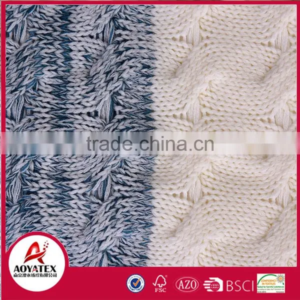 Wholesale 100% Acrylic Cheap Fashion Knit Plaid Travel Blanket photo-2