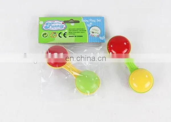 Newest Baby Enlighten Series Rattle Bell Toy,Cute The Dumbbell Design Rattle Bell photo-2