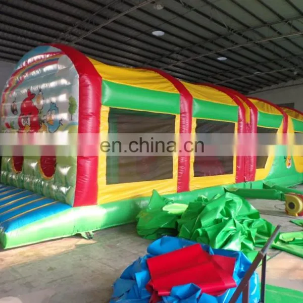 2017 Giant Inflatable Outdoor Kids and Adult Fitness Obstacle Course Equipment photo-2