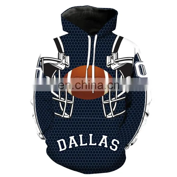 100% Pre-Shrunk Cotton Hoodies USA National Football Teams Hooded Sweatshirts Sweater photo-5