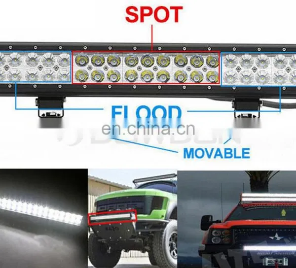 Tractor Boat OffRoad 4WD 4x4 Truck SUV ATV 20" Inch 126W LED Work Light Bar photo-5