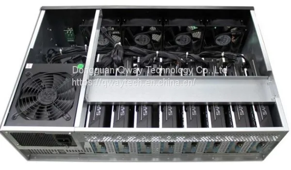 Q-408 8GPU Miner Mining Machine System 8 GPU ETH 224-240Mh/s photo-3