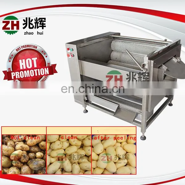 Industrial Multi-function Root Vegetable Date Passion Fruit Lemon Onion Washer Taro Peeler Babby Carrot Ginger Peeling Machine photo-4