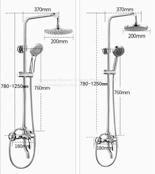 Chirldren Shower Set Head Shower Railfall Kinds of Shower Sprinkle Nozzle photo-3