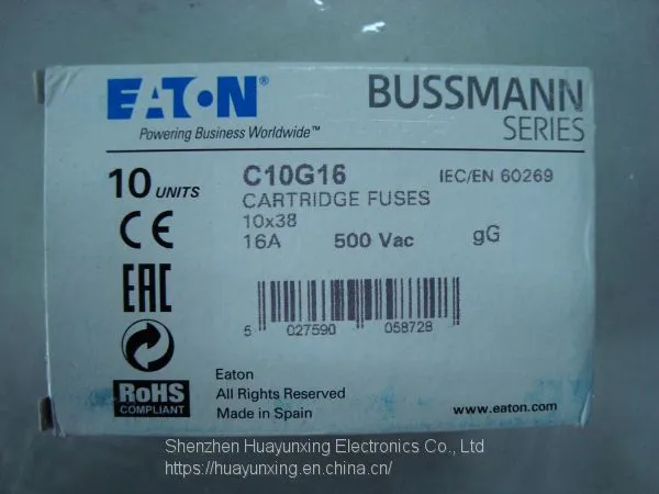 C10G16 Class GG/gL Eaton Bussmann Fuse, Industrial photo-5