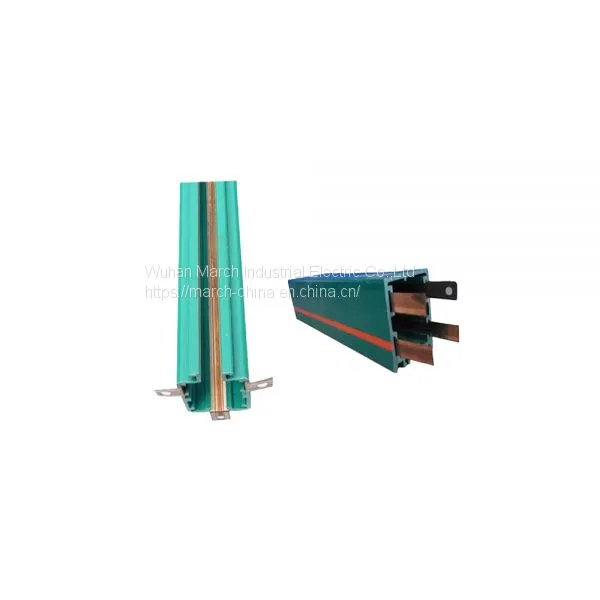 March Powerail Enclosed Conductor Copper Busbar for Overhead Crane Spare Parts photo-2