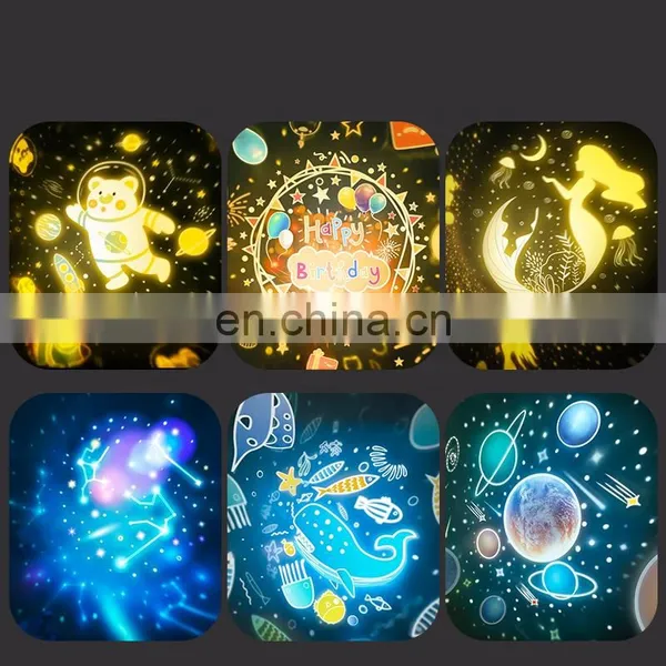 Wholesale Led Gifts Night Light Projector for Kids Baby Home Decoration photo-4