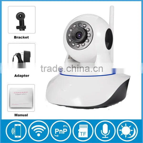 Smart Home Alarm System 1.0MP H.264 HD720P Wireless IP Camera Surveillance WiFi Wireless IP Camera Surveillance photo-3