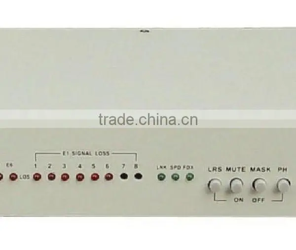 Made in China 8*E1+4*10/100/1000 Gigabit Ethernet PDH Fiber Multiplexer Ethernet photo-2