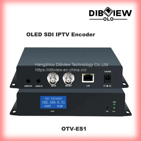 HD SDI IPTV-кодер H265 H264 OLED Facebook с кодеком для потоковой передачи с поддержкой IP HTTP, RTSP, UDP /RTP, RTMP, RTMPS, SRT, ONVIF, HLS, FLV