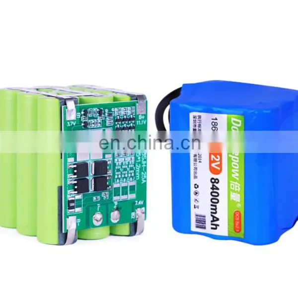 Customizable DIY li Ion 3.7v 7.4v 12v 14.8v 2AH 3AH 6AH 8AH 10Ah 15AH 16AH 18AH 21Ah 18650 Battery Pack for Solar Storage photo-3