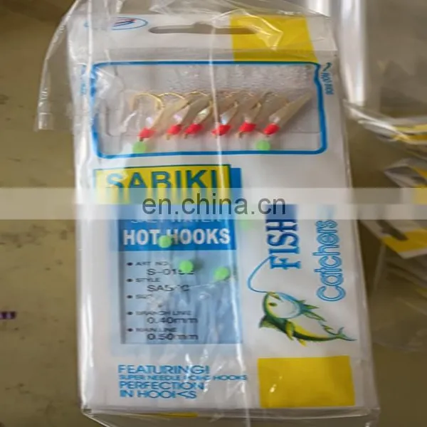 High Quality New Style Mackerel Sabiki Rig With Different Sea Fishing Hooks Size photo-3