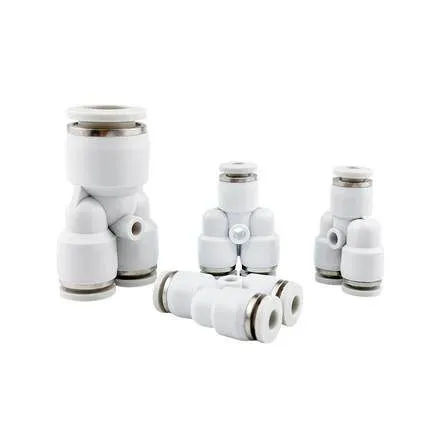 PW Series 3 Way Y Tee Variable Diameter Pipe Fitting Plastic Pneumatic Fittings photo-3