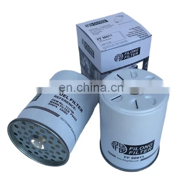 FILONG Manufacturer for Lucas Fuel Filter FF-90011 711-796 CAV796 P9352 P945X C4163 0003052535 7701028181 7711502907 3917626