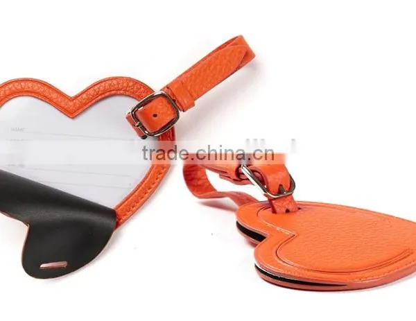 Colorful Genuine Cowhide Leather Luggage Parts Baggage Tags Travel Accessories for Decoration photo-2