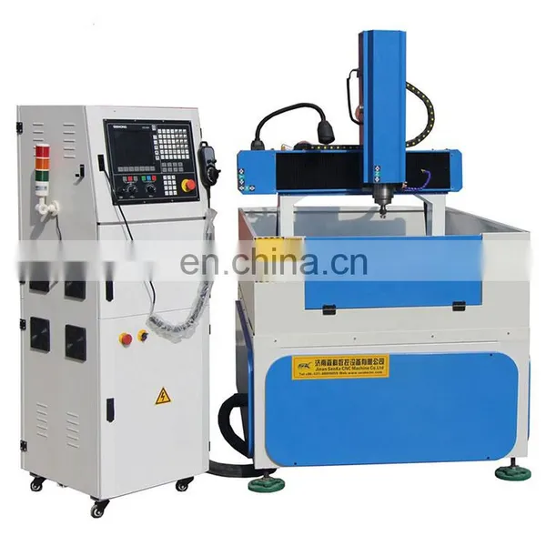 SENKE 2022 Factory Hot Sale CNC Router Half Cover 3D Wood Carving CNC Router MINI Metal CNC Milling photo-4
