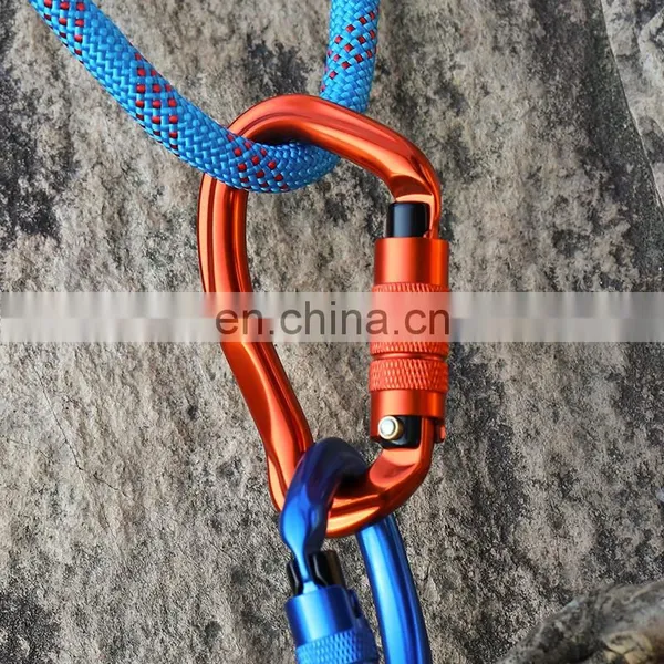 JRSGS 23KN Heavy Duty 7075 Aluminium Alloy Carabiner Clip, D-Ring Clip Hook Clip Tool Carrier Carabiner S7109TN photo-2