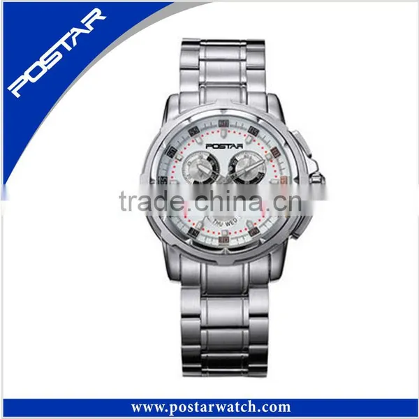 Stainless Steel Case Back Watch Customized Watch Face With Your Own Logo photo-3